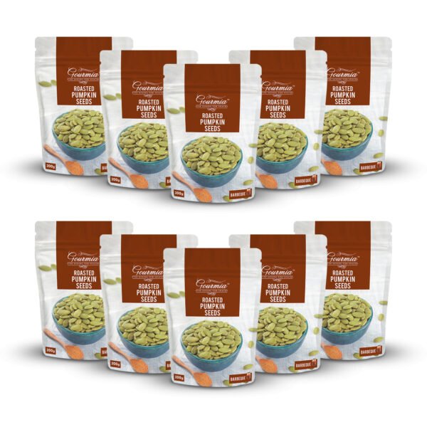 Gourmia Roasted Pumpkin Seeds Barbeque 2Kg (10 Pcs Of 200g Each)