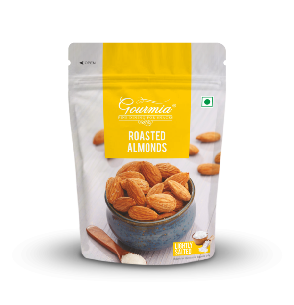 Gourmia Roasted Almonds Lightly Salted 100g – Gourmia India