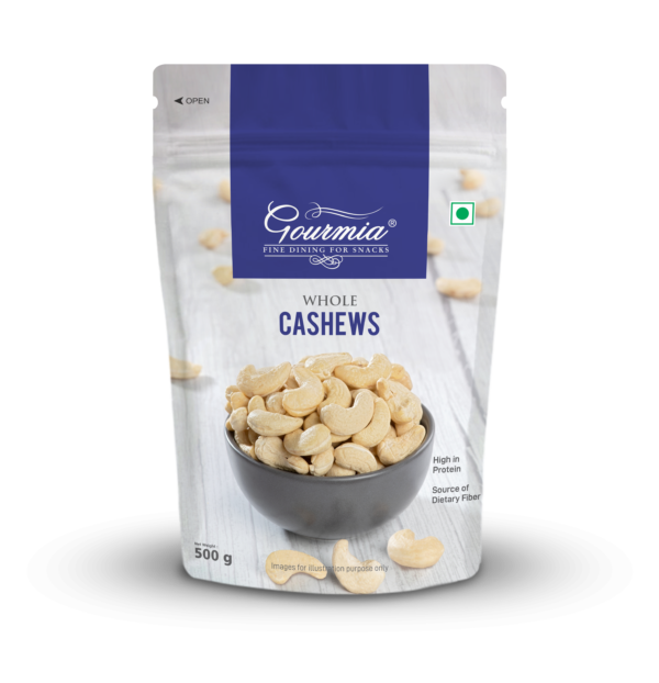 Gourmia Whole Cashew 500g – Gourmia India