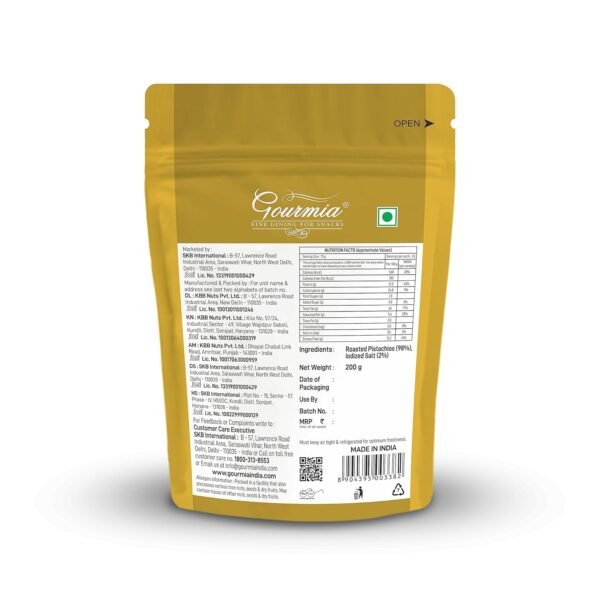 Gourmia Rstd Pistachios Inshell LS 200g - Image 2